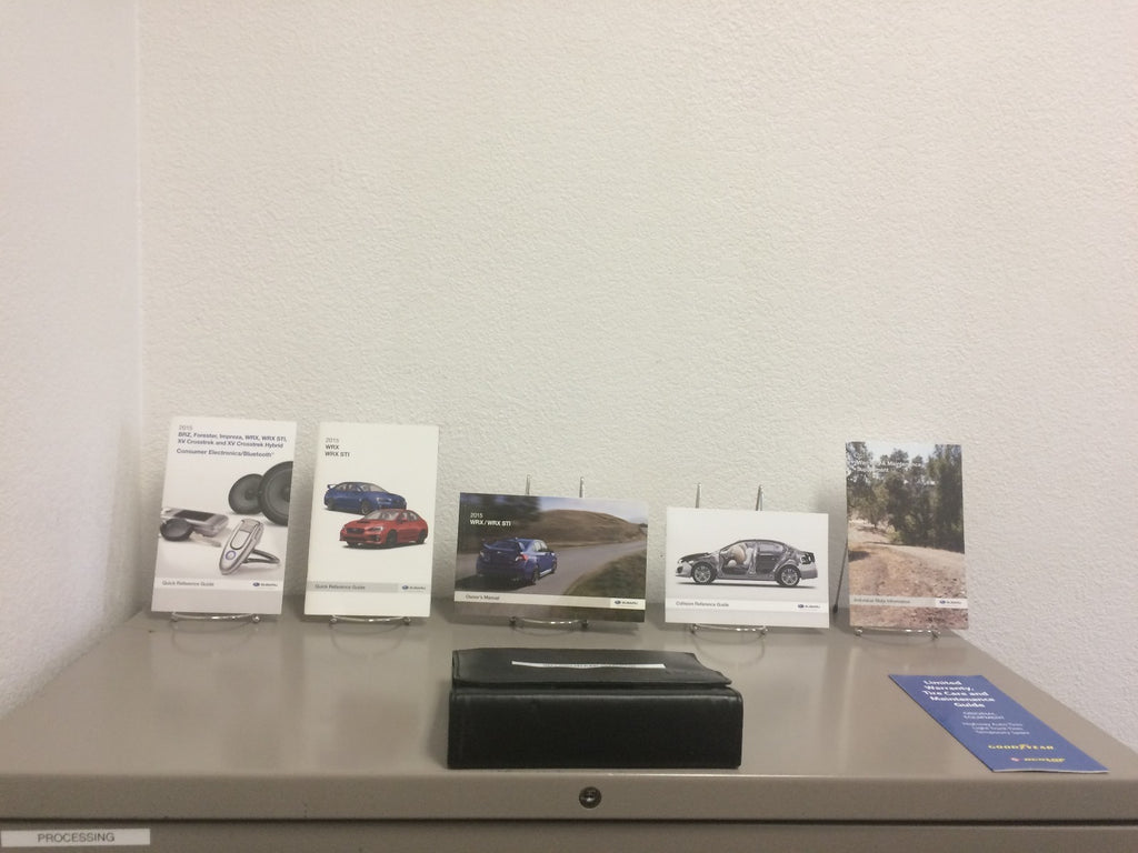 2015 Subaru WRX STI OEM Owner's Manual Set w/Case--Free Shipping!