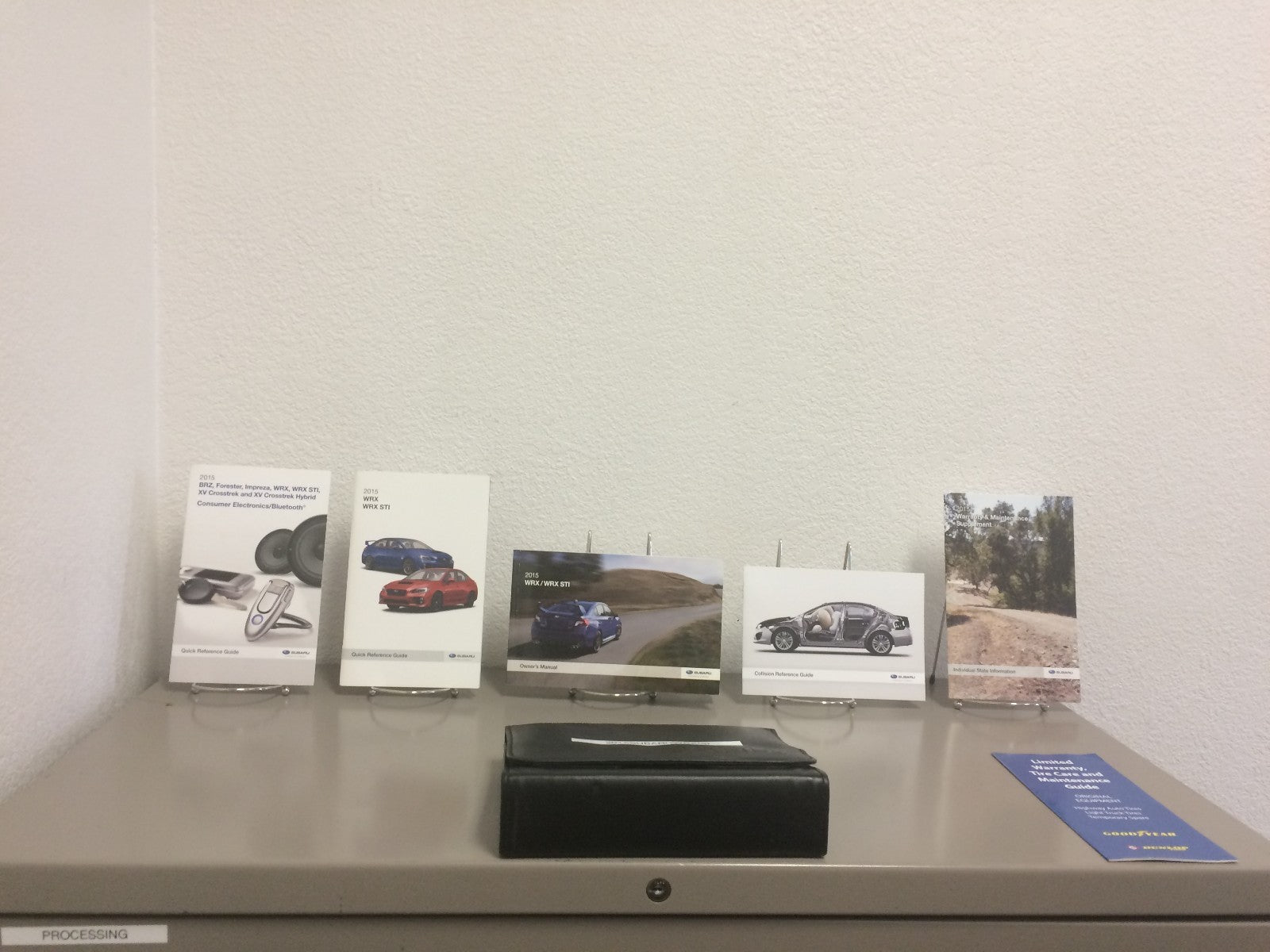 2015 Subaru WRX STI OEM Owner's Manual Set w/Case--Free Shipping!