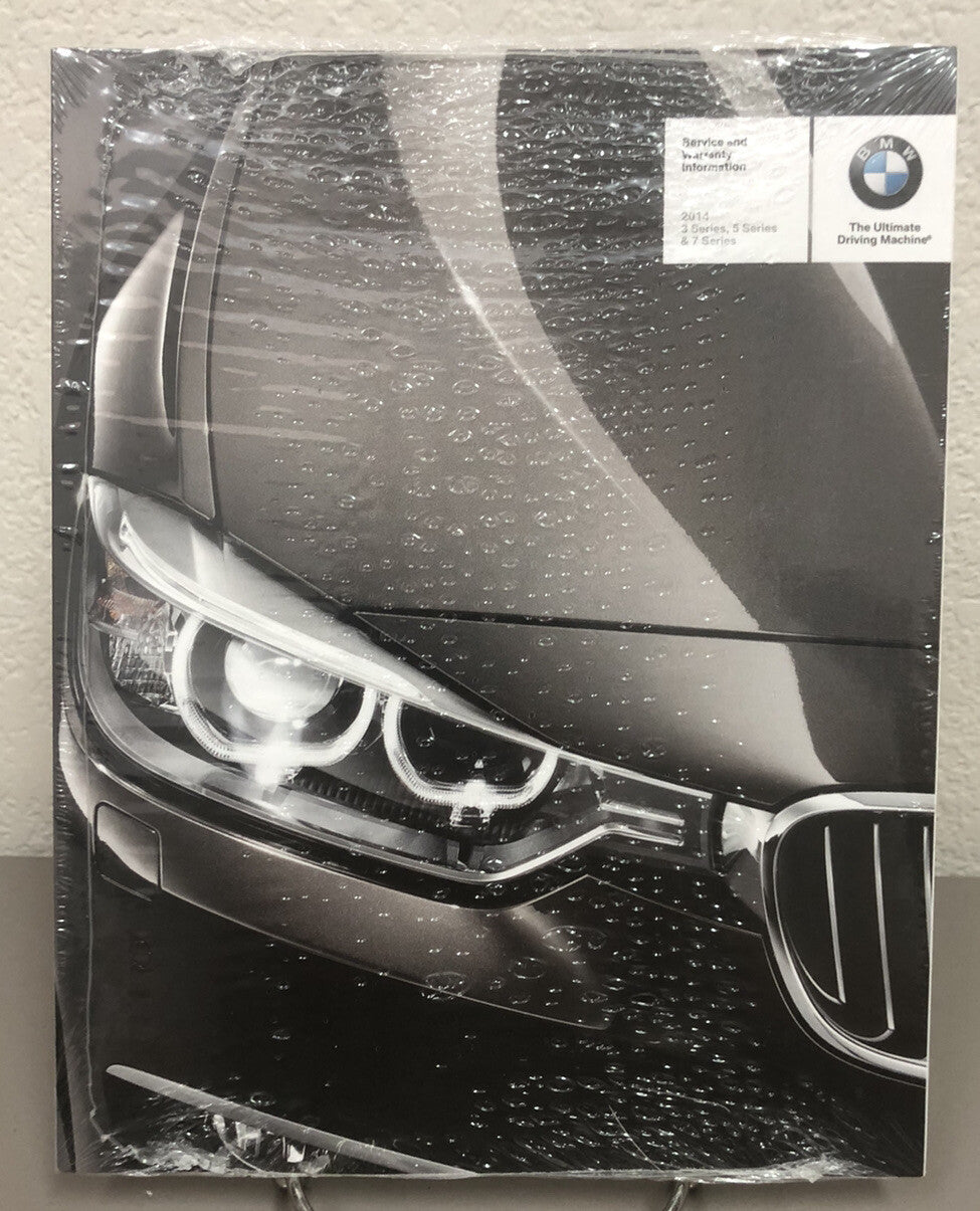 2014 BMW 3 Series Sedan Genuine OEM Owner's Manual Set w/Case and Navi Manual