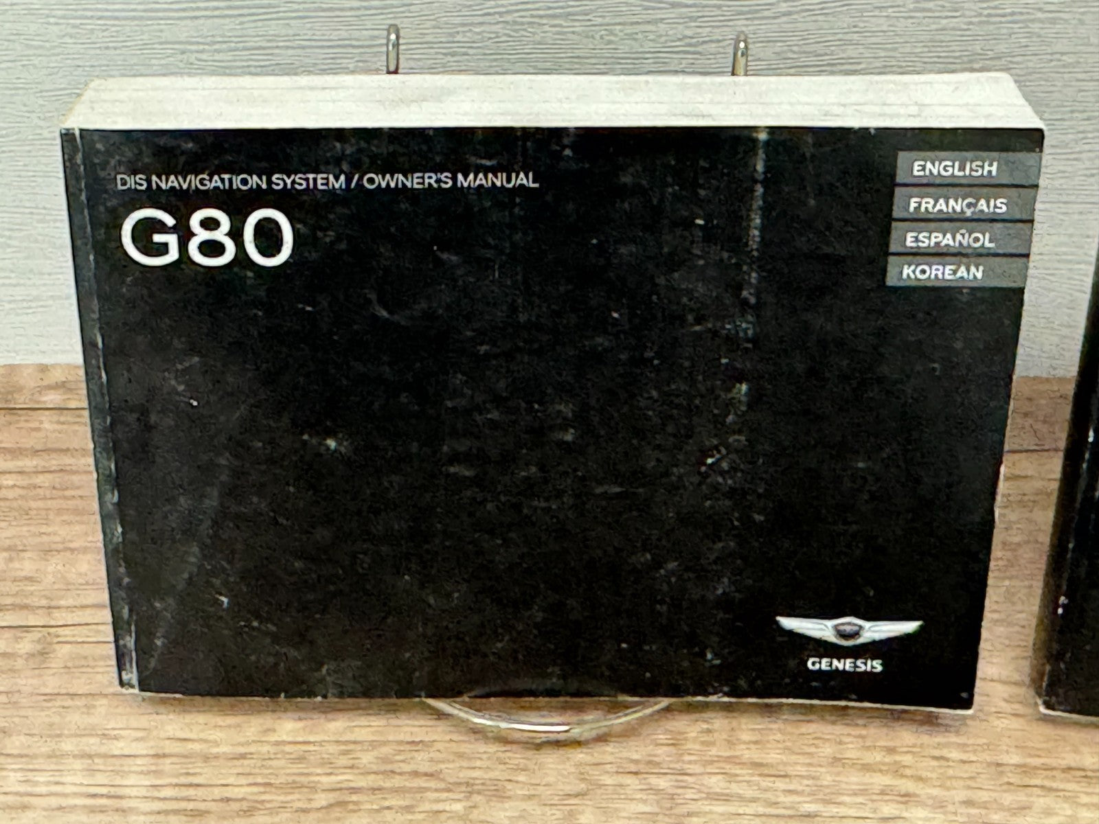 Genesis G80 DIS Navigation System / Owner's Manual w/Quick Reference Guide
