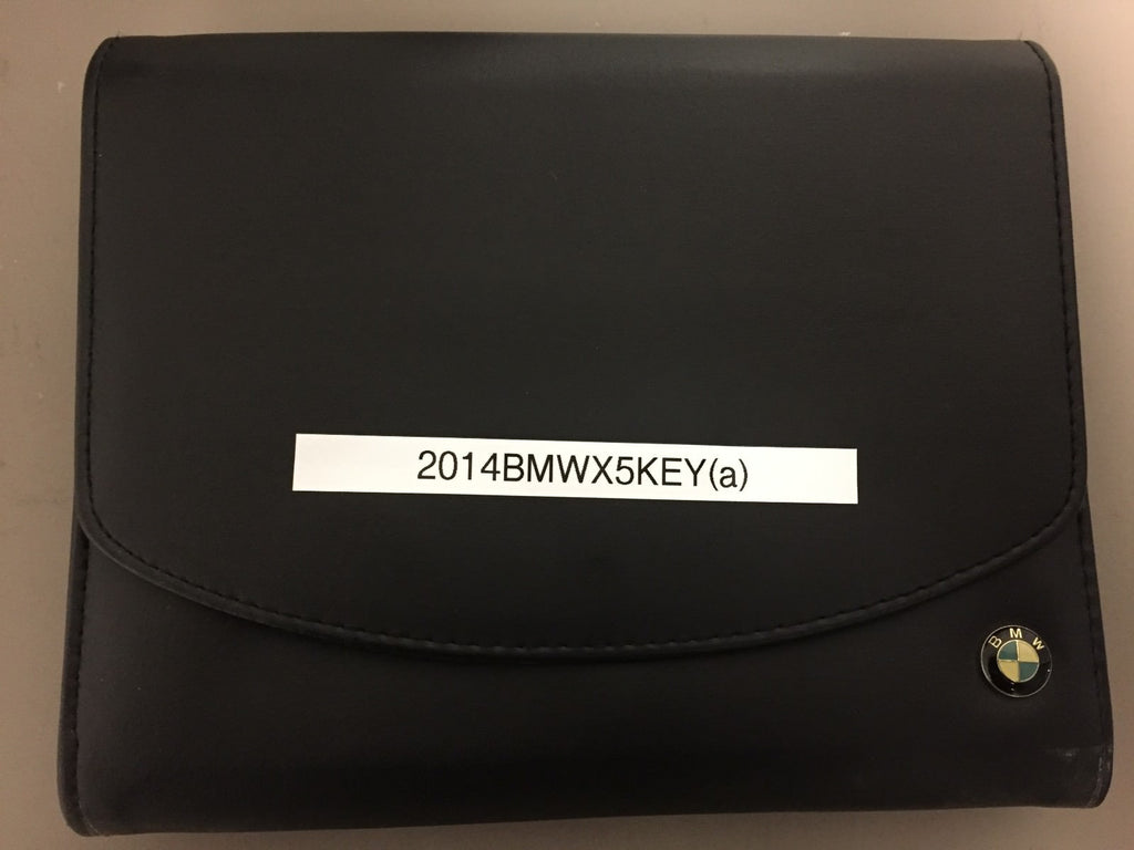 2014 BMW X5 Genuine OEM Owner's Manual Set w/Case and Bonus Key FOB--Ships Free!