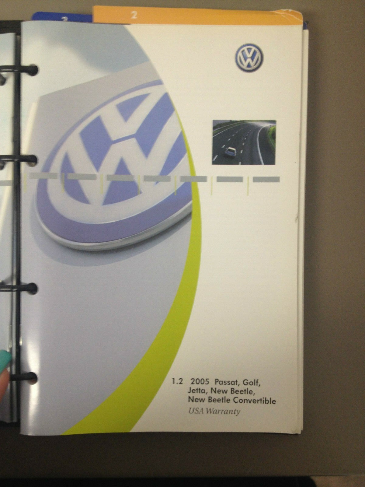 2005 VW Jetta Genuine OEM Owner's Manual