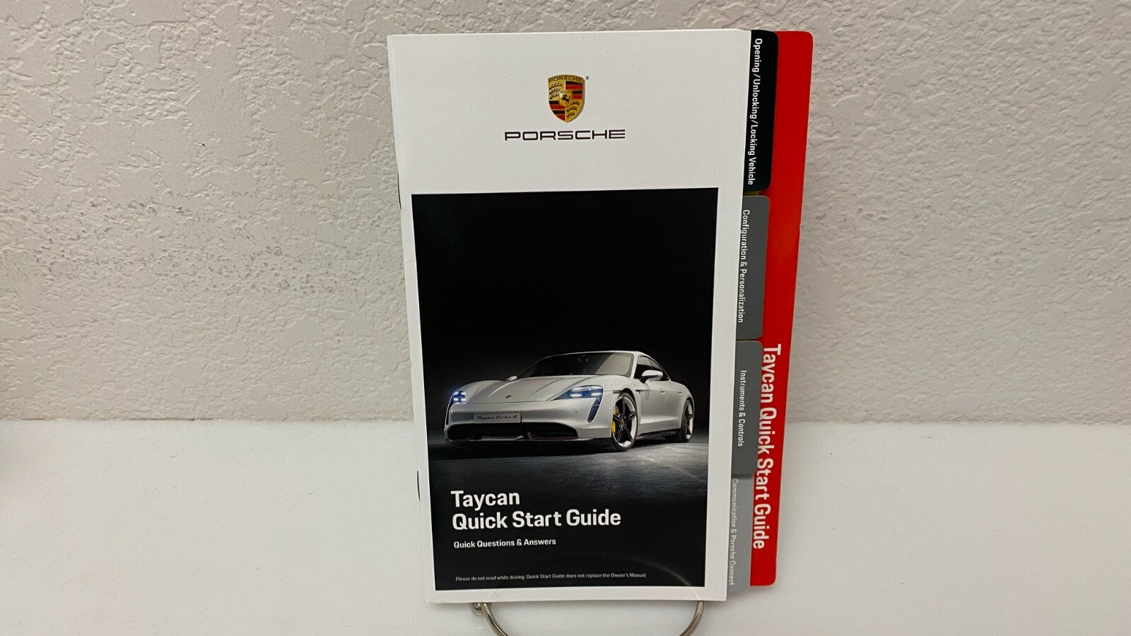 2021 Porsche Taycan Genuine OEM Owner's Manual w/Navigation and logo case