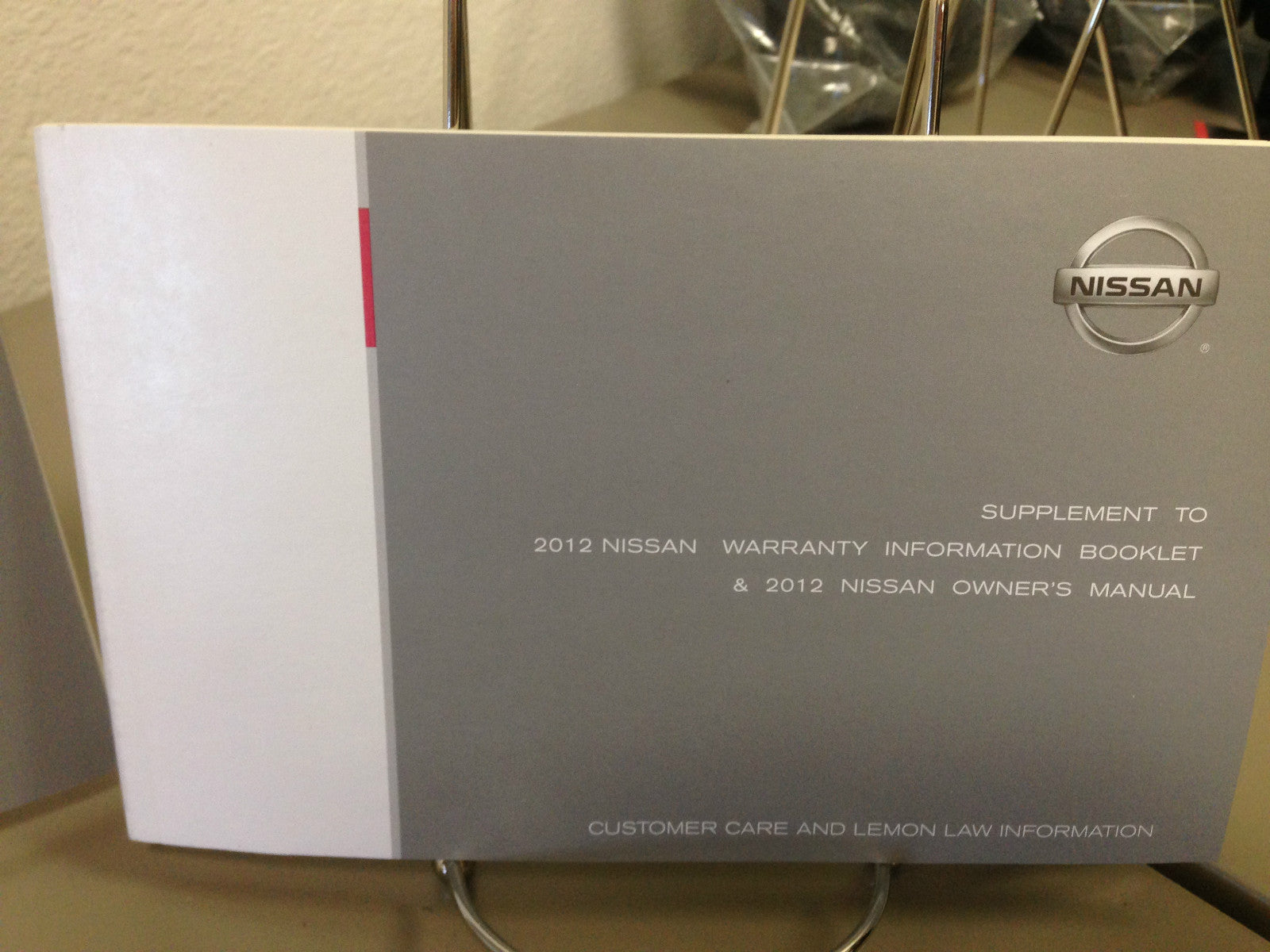 2012 Nissan Altima Genuine OEM Owner's Manual w/Supplemental Manuals & Case