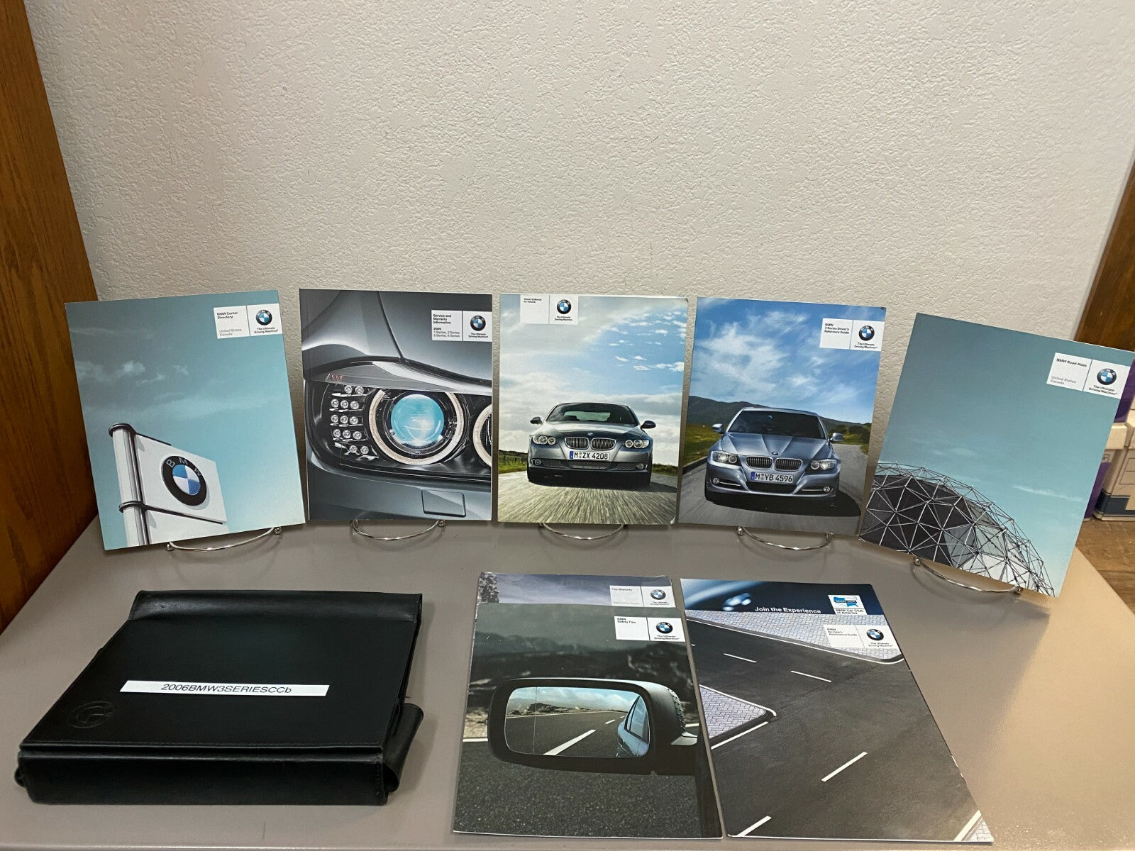 2006 BMW 3-Series Coupe/Cabriolet 328i 328xi 335i OEM Owner's Manual Set w/Case