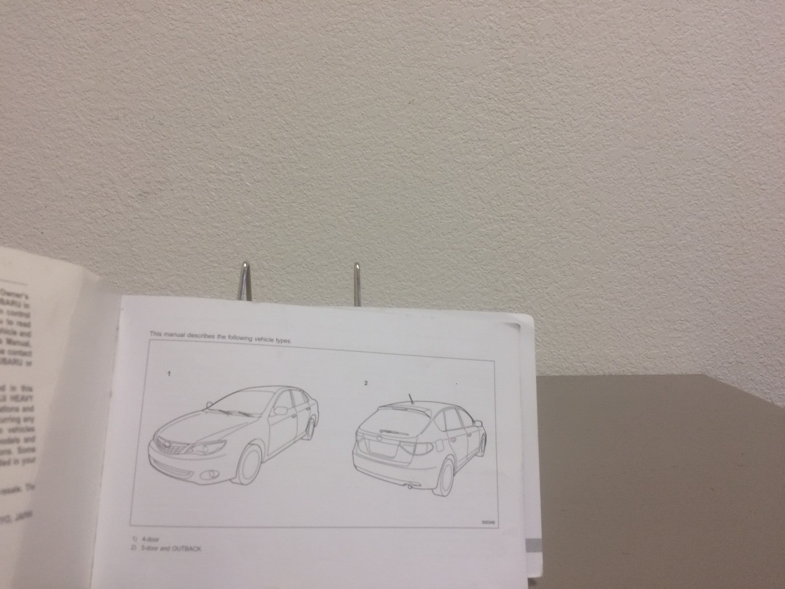 2011 Subaru Impreza Genuine OEM Owner's Manual Set w/Case & Bonus Key FOB