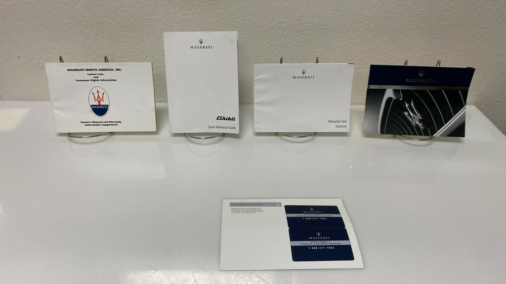 2020 Maserati Ghibli OEM Owner's Manual Quick Reference Guide Fast Free Shipping