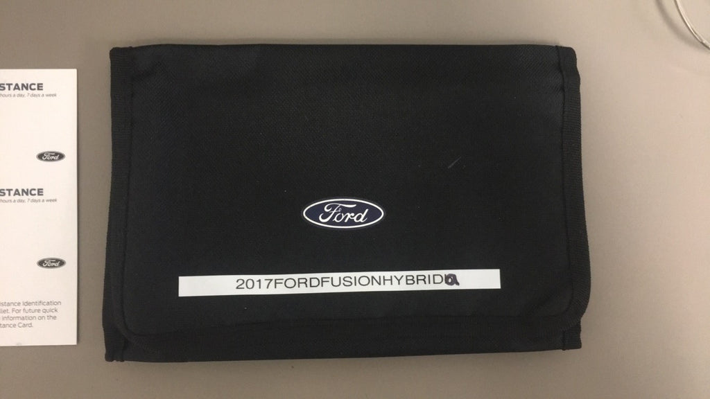2017 Ford Fusion Hybrid Genuine OEM Owner's Manual w/ Supplements and Case