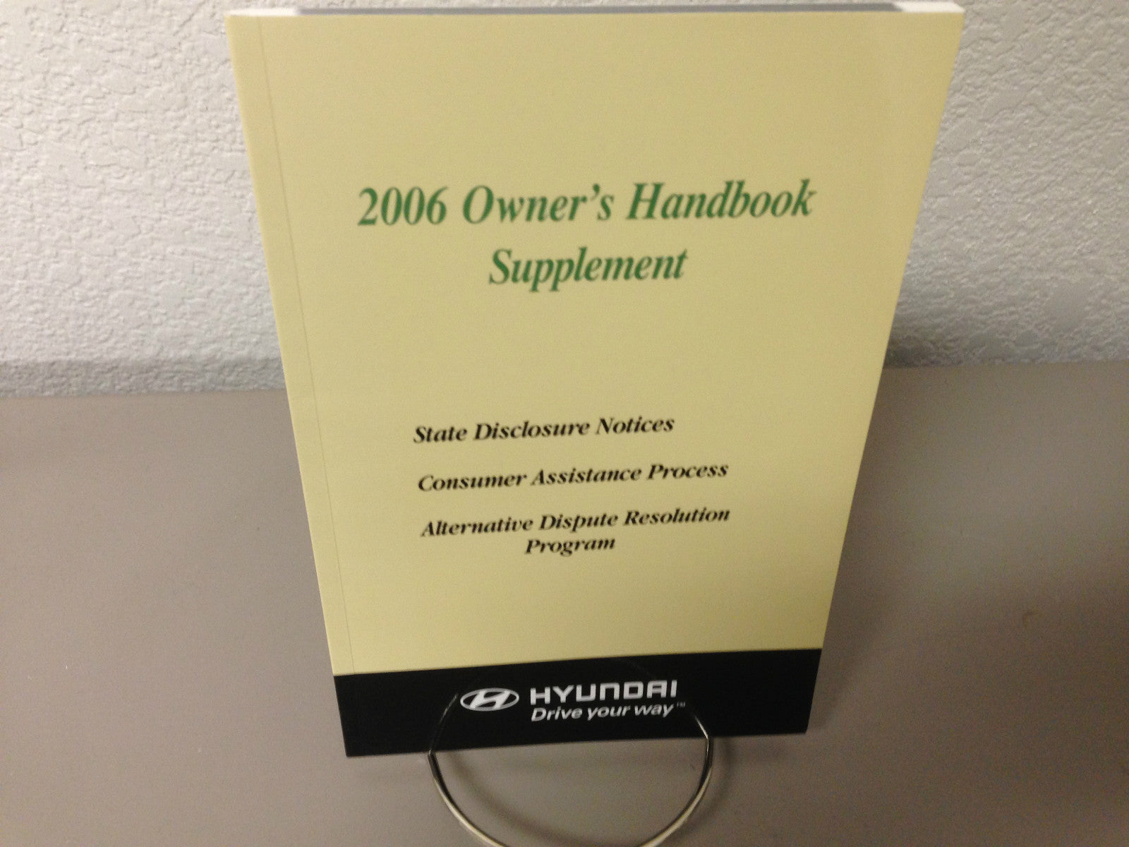 2006 Hyundai Elantra Sedan Genuine OEM Owner's Manual Set w/Case--Free Shipping!