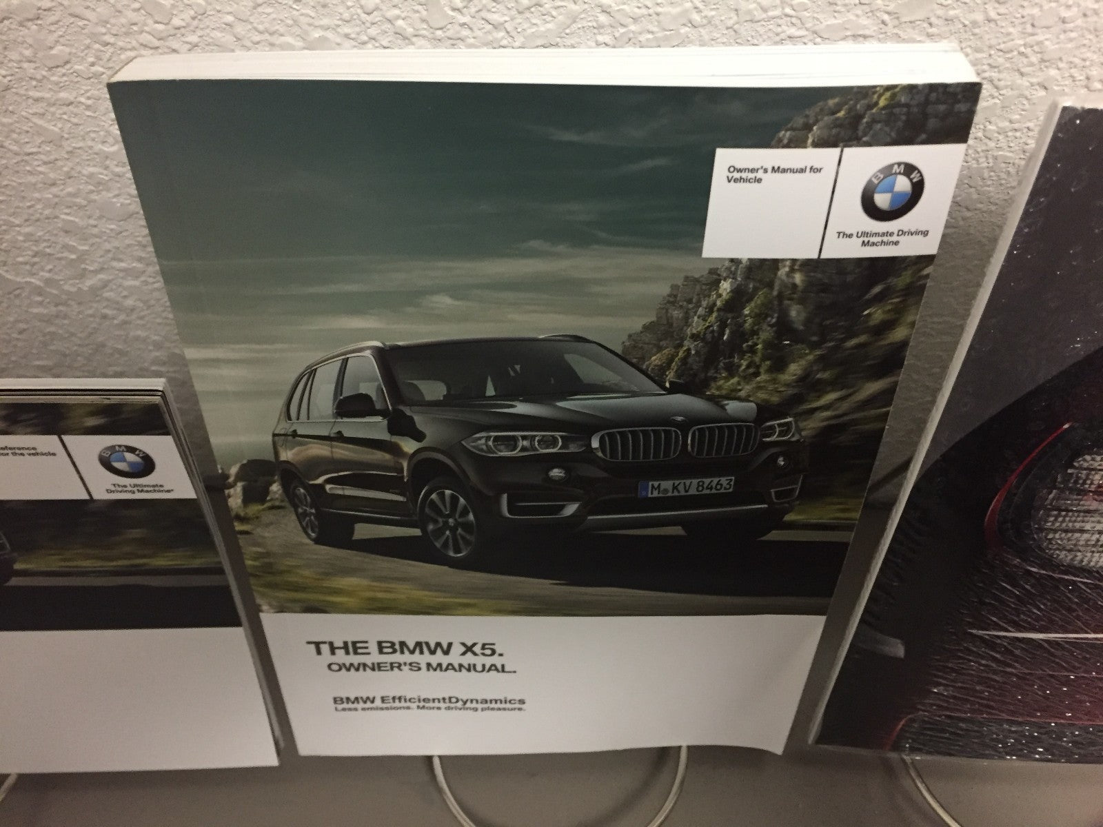 2014 BMW X5 Genuine OEM Owner's Manual Set w/Case and Bonus Key FOB--Ships Free!