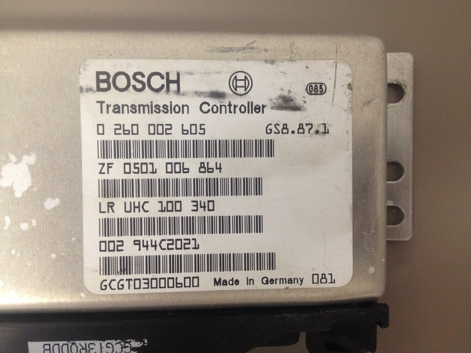 1999-2002 LAND ROVER RANGE ROVER TRANSMISSION CONTROLLER