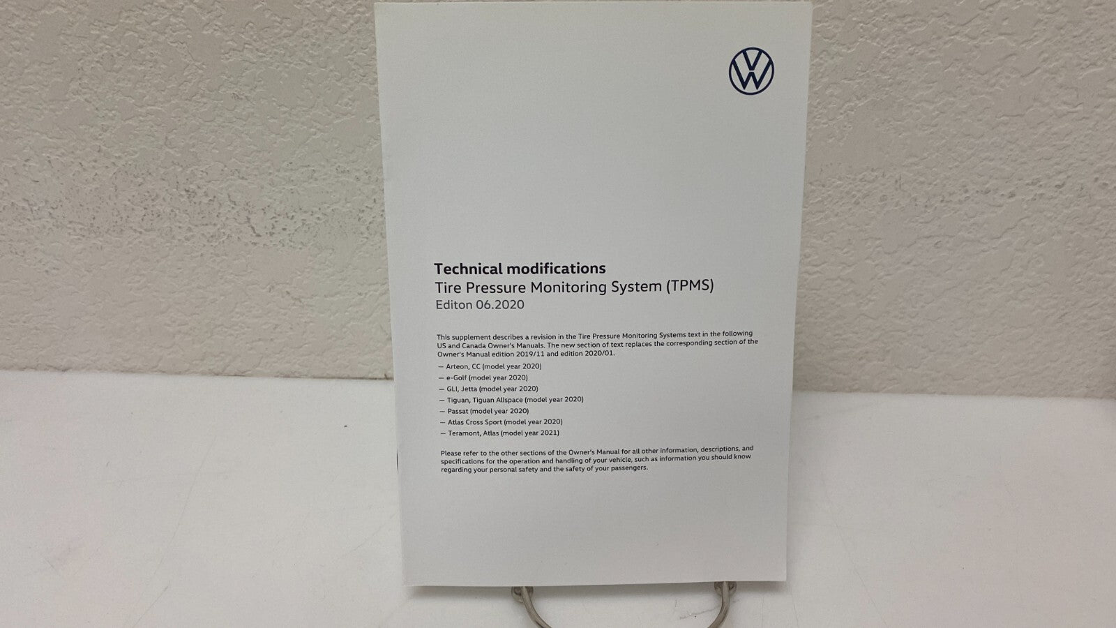 2021 Volkswagen VW Teramont Atlas Genuine OEM Owner's Manual w/Free Shipping