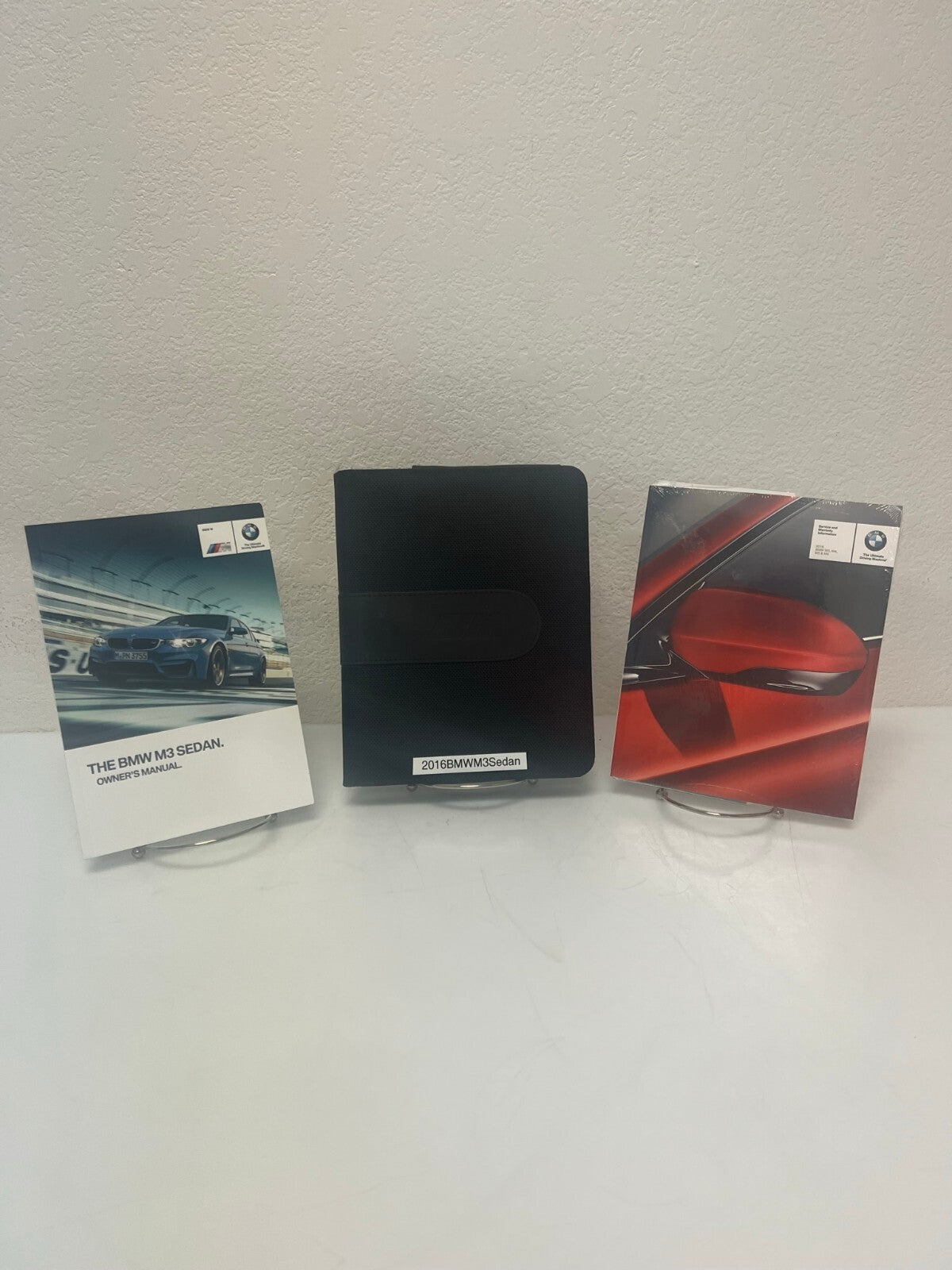 2016 BMW M3 Sedan OEM Owner's Manual Set w/ Case--Free Shipping!