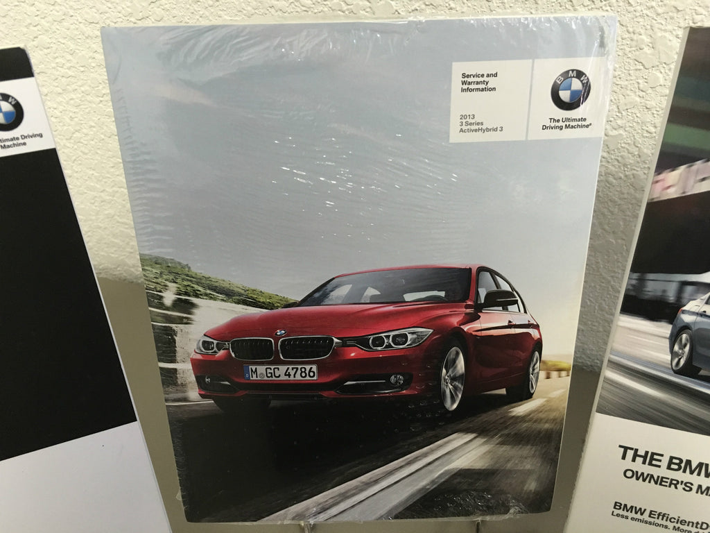 2013 BMW Active Hybrid 3 OEM Owner's Manual w/ Key FOB