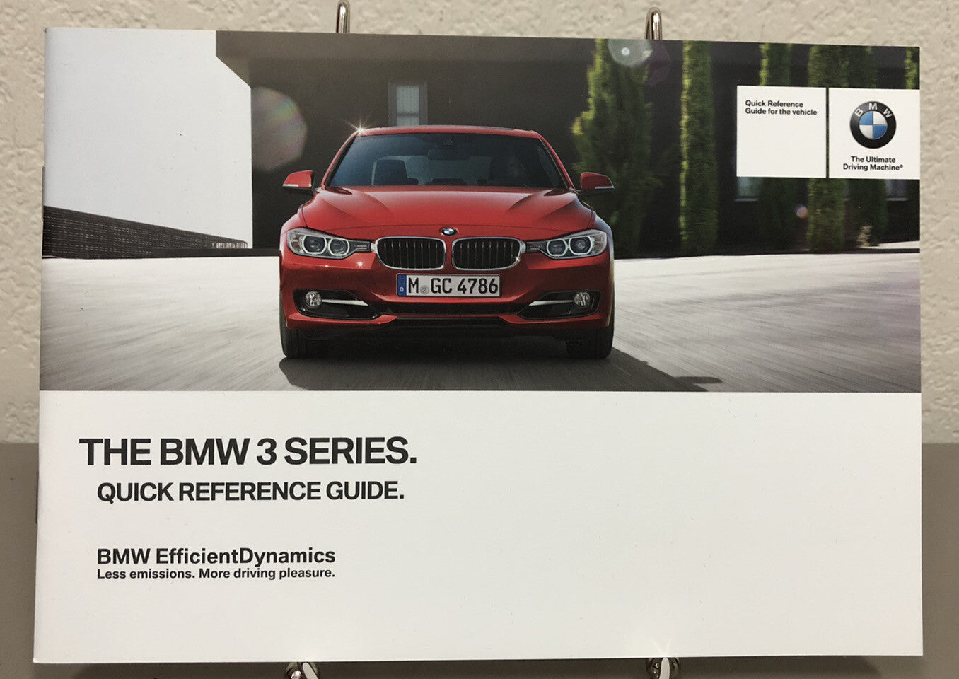 2015 BMW 3-Series Sedan Genuine OEM Owner's Manual Set w/Navigation & BMW Case