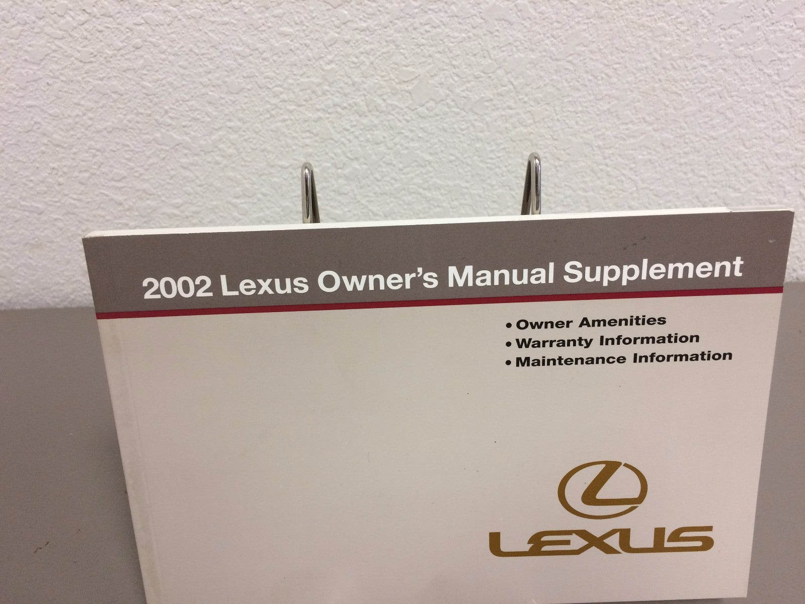 2002 Lexus ES 300 Genuine OEM Owner's Manual Set with Case -- Free Shipping!