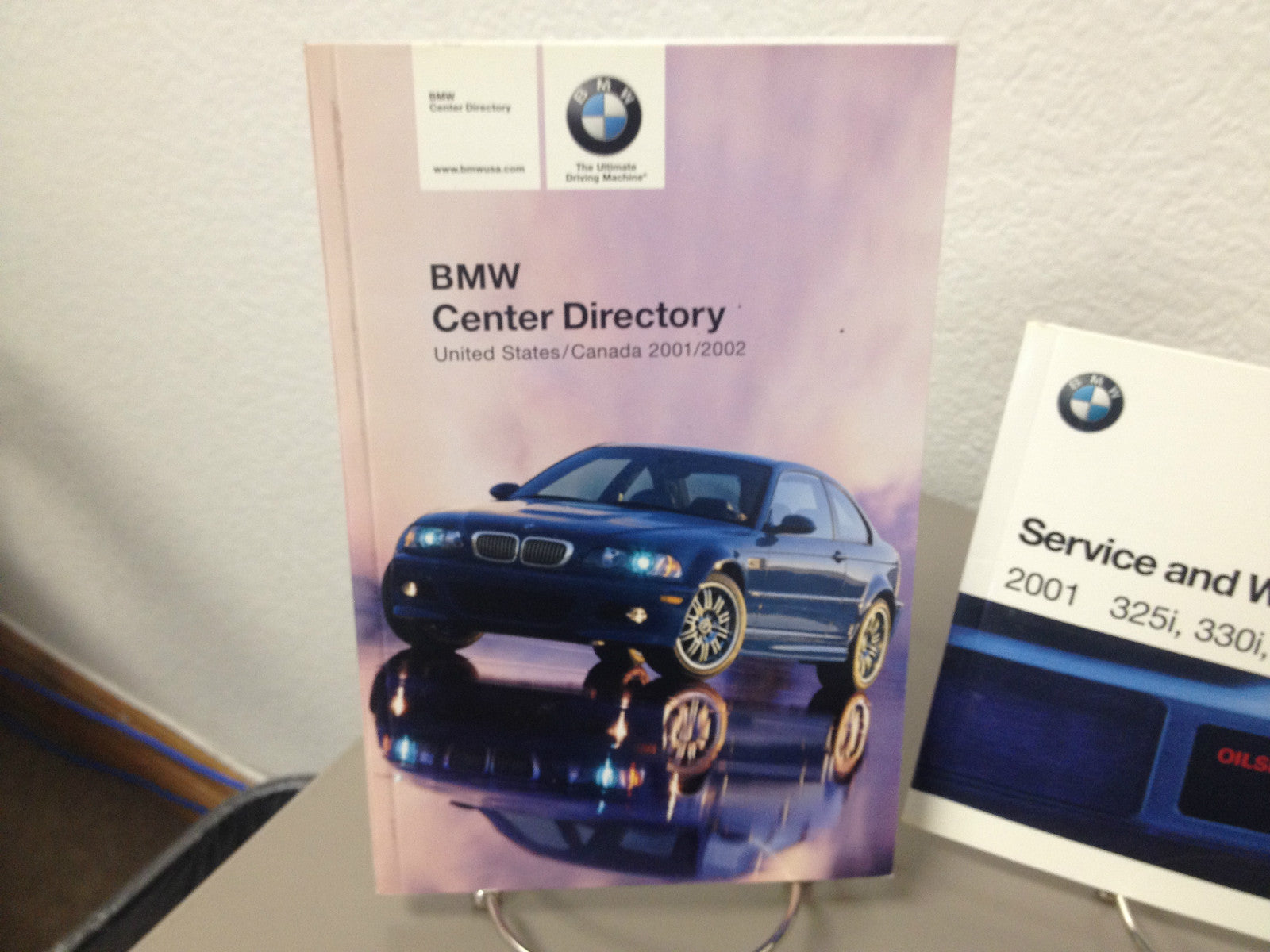 2001 BMW 320i 325i 325xi 330i 330xi Genuine OEM Owner's Manual Set w/BMW Case