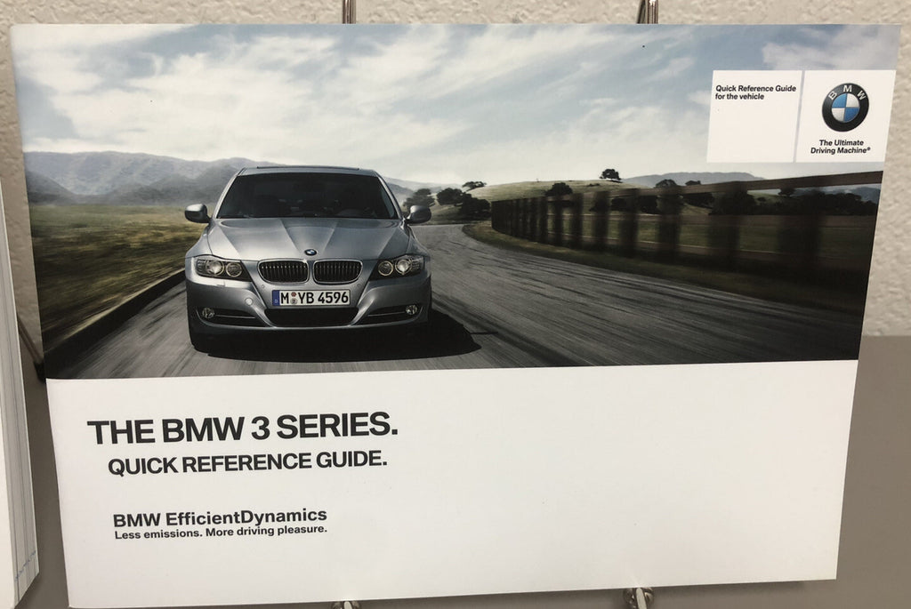 2012 BMW 3 Series Sedan Wagon 323i 328i 335i xDrive M3 335d OEM Owner's Manual