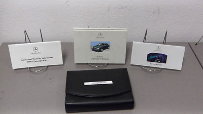 2000 Mercedes Benz E-Class E320 E320AWD E430 E55AMG Owners Manual-Free Shipping!