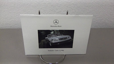 2001 Mercedes Benz C-Class C240 C320 Genuine OEM Owner's Manual Set w/MBZ Case