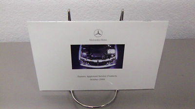 2001 Mercedes Benz C-Class C240 C320 Genuine OEM Owner's Manual Set w/MBZ Case