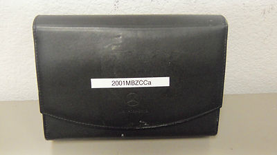 2001 Mercedes Benz C-Class C240 C320 Genuine OEM Owner's Manual Set w/MBZ Case