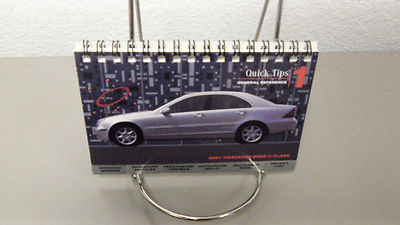 2001 Mercedes Benz C-Class C240 C320 Genuine OEM Owner's Manual Set w/MBZ Case