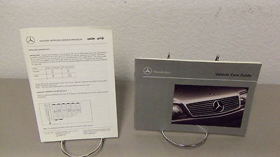 2000 Mercedes Benz E-Class E320 E320AWD E430 E55AMG Owners Manual-Free Shipping!