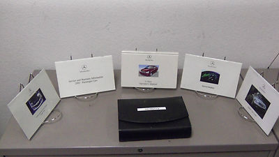 2001 Mercedes Benz C-Class C240 C320 Genuine OEM Owner's Manual Set w/MBZ Case