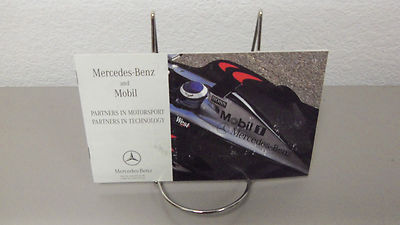 2001 Mercedes Benz C-Class C240 C320 Genuine OEM Owner's Manual Set w/MBZ Case