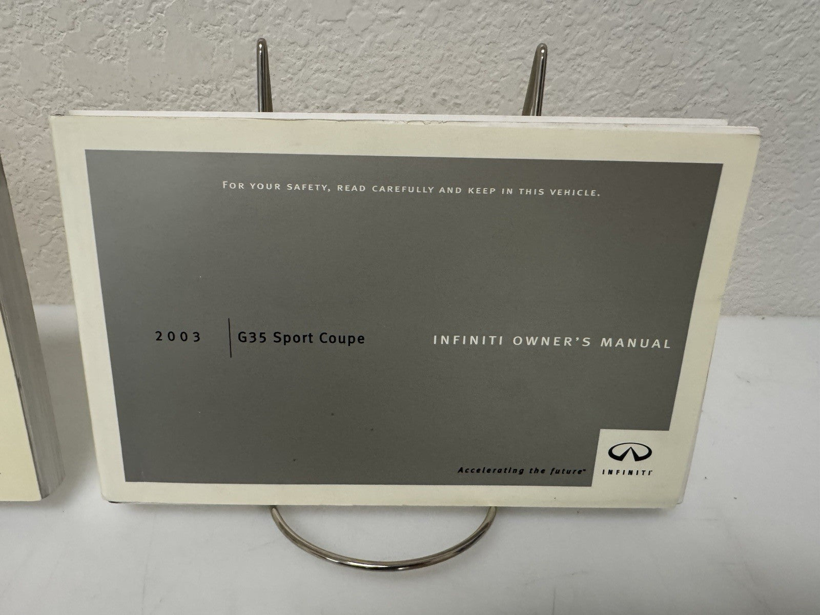 2003 Infiniti G35 Sport Coupe Genuine OEM Owner's Manual Set w/Infiniti Case